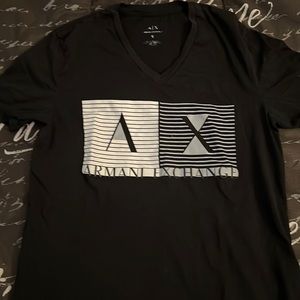 Armani Exchange Black Small T-Shirt